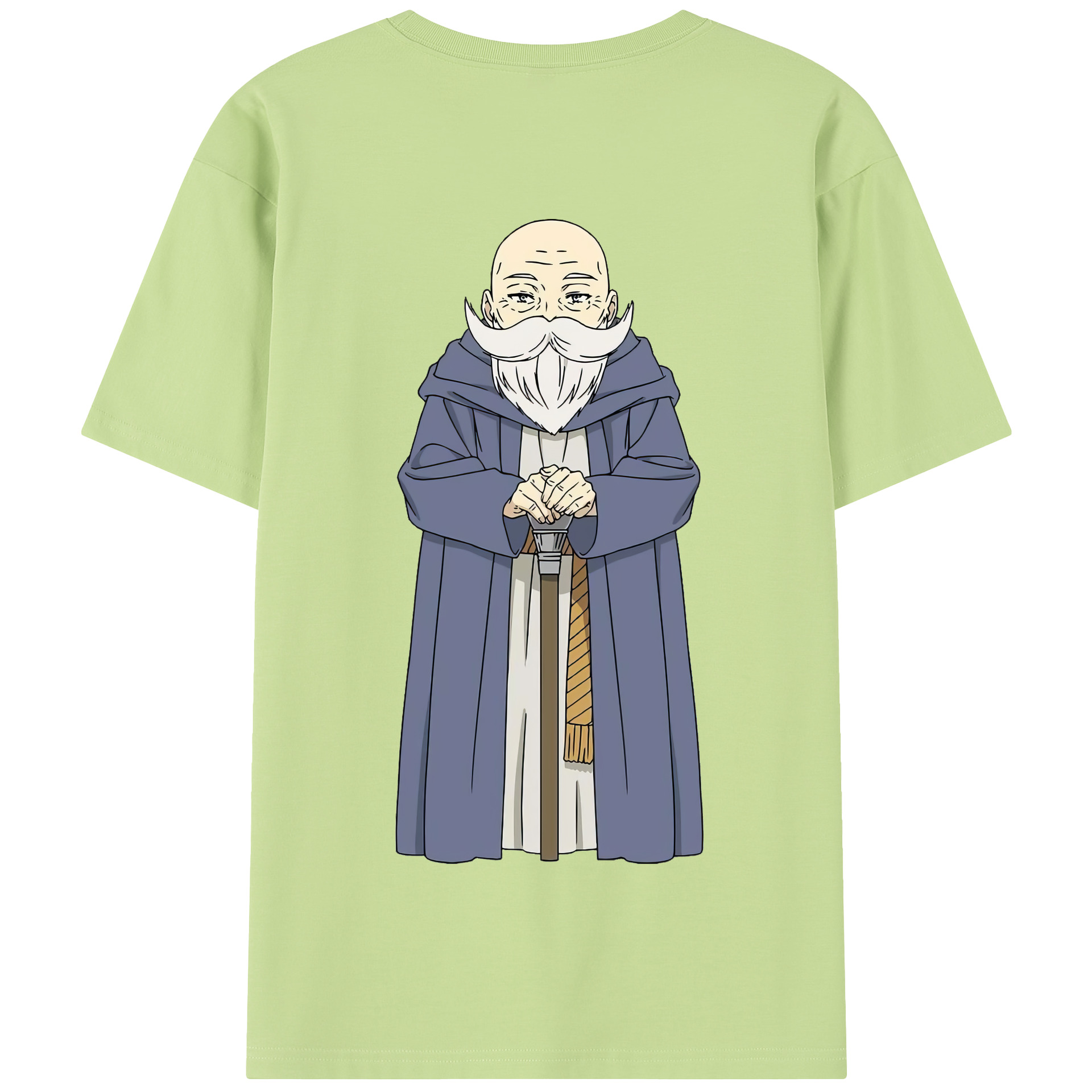 （画像用） 葬送のフリーレン Frieren 綿100％半袖Tシャツ（背面プリント）